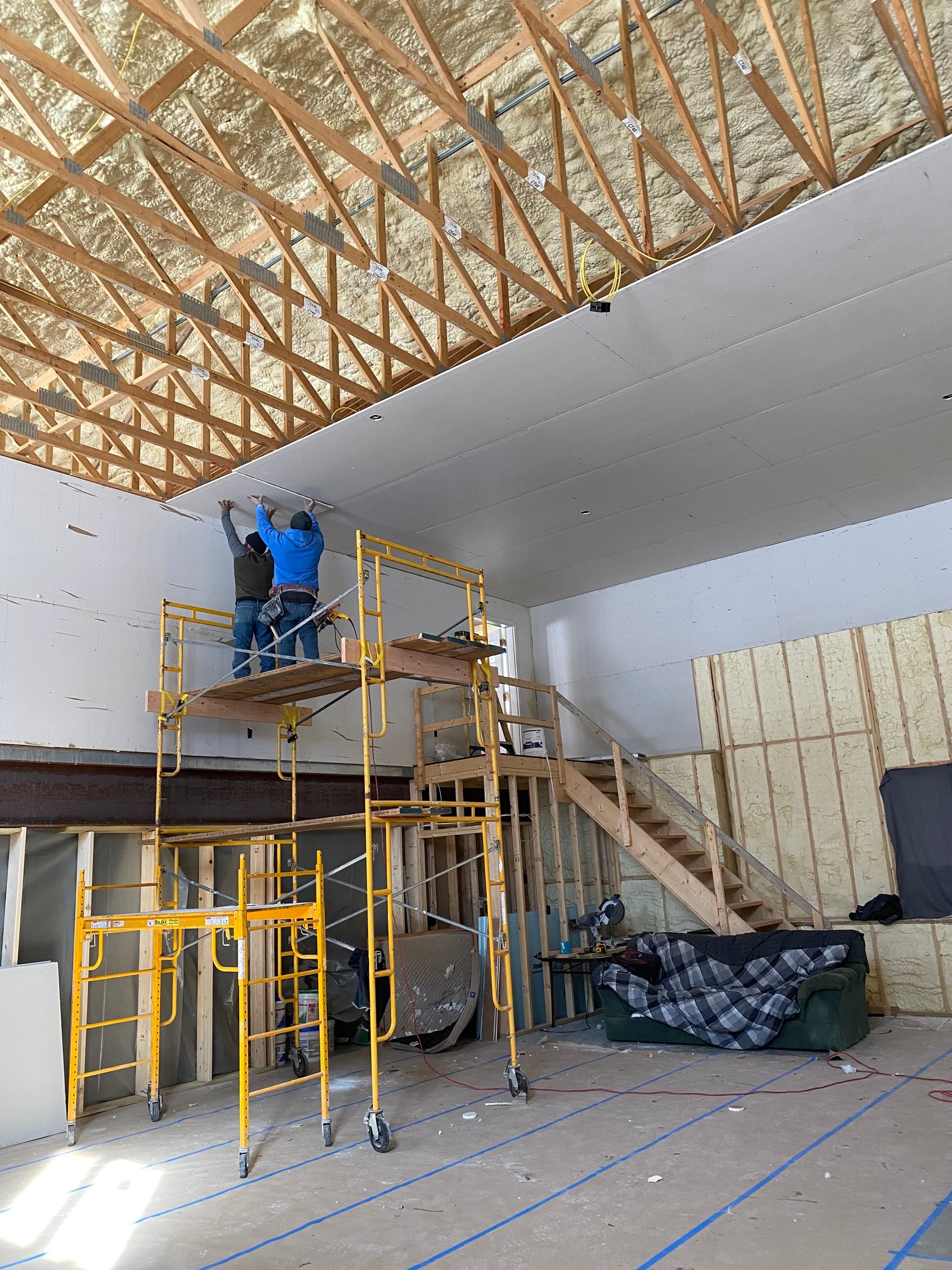 Drywall & Sheetrock Installation Services project by Atlixco General Construction in Orange County, NY